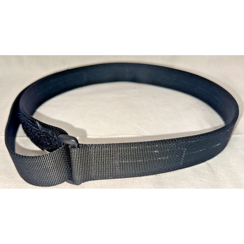 EUC Blue Alpha Gear Belt Size 30 Black EDC Tactical Low Profile USA Made